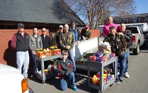 1600 pounds donated to the Wilson Community Soup Kitchen