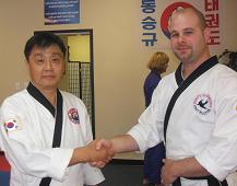 Grand Master Dong w/ Head Instructor Mercer
