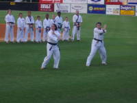 Demo group at Fleming Stadium