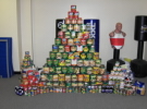 1540 pounds of food was donated by Dong's School Students, Dec 2007